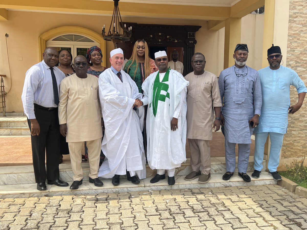 SenKaura's tweet photo. Yesterday, I received the Chairman of Liverpool Free Port, UK Mr Thomas O’Brien at OGFZA office in Abuja, where we had interactions on areas of collaboration and cooperation. https://t.co/srKIwnJd0D