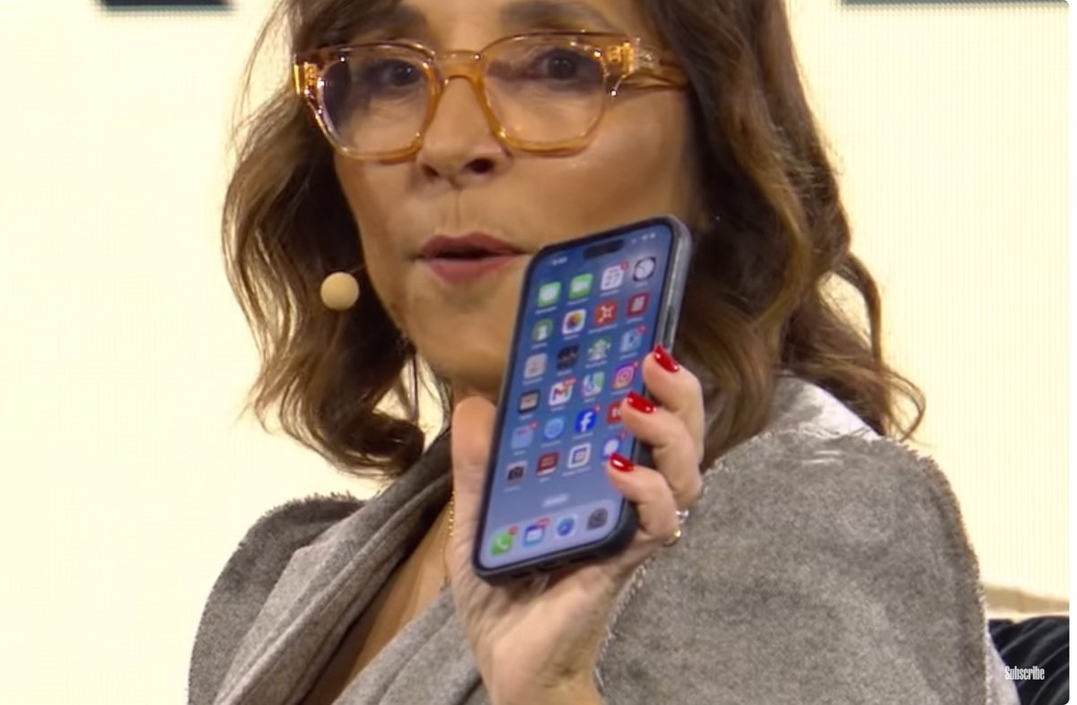 The CEO of X does not have X on her home screen.
