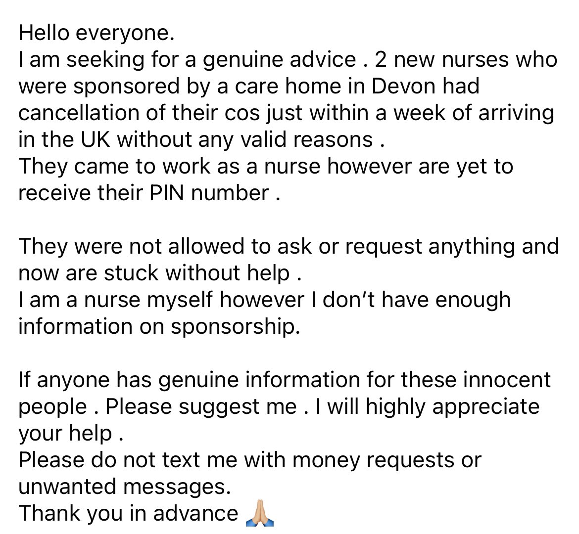 Nobaim_nanot's tweet photo. @BBCNews @ukhomeoffice @theRCN @DC_Police @RishiSunak @bbcnepali 
Really disappointed to receive such news from colleagues and friends. Hoping for some response here! https://t.co/EkxDcYYmgf