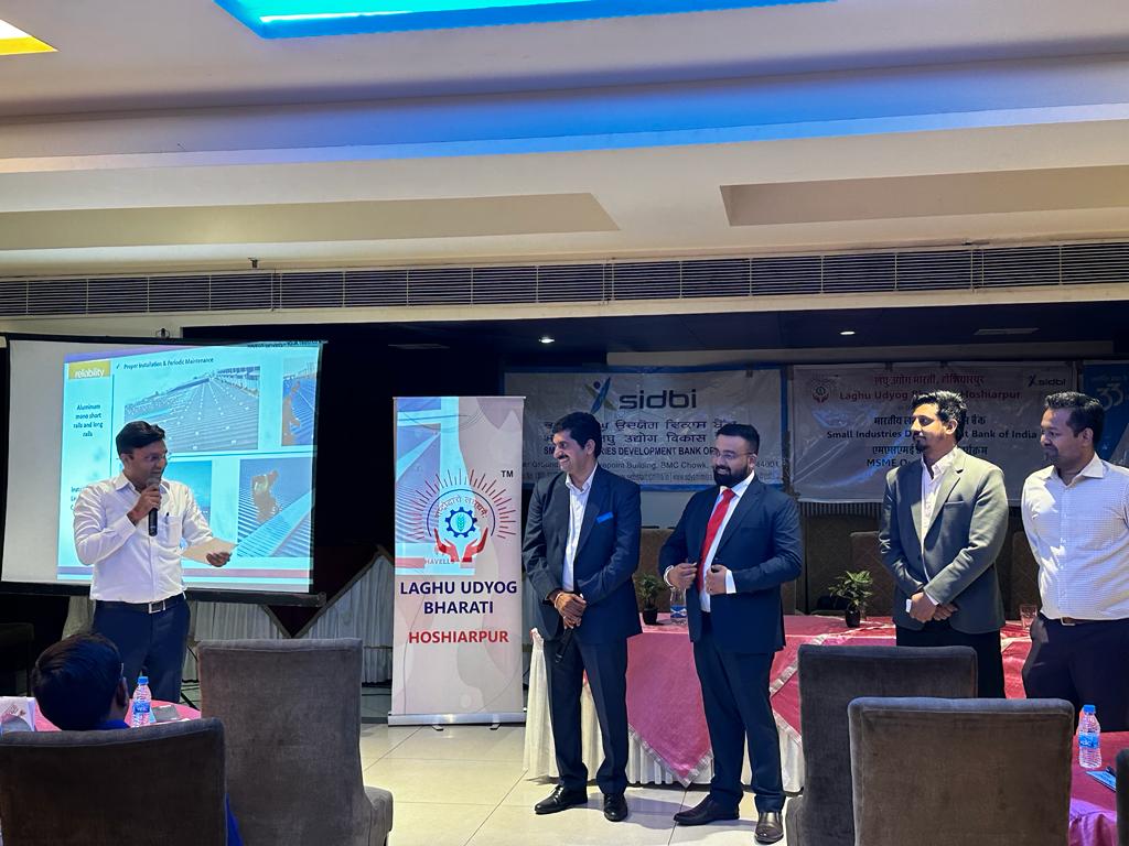 lubindia's tweet photo. Great insights at the #LaghuUdyogBharati #Hoshiarpur meeting! 
SIDBI shared valuable info on #MSMEschemes, while Havells Solar Division presented #innovative Rooftop #Solar solutions. 
The engaging Q&A sessions truly enriched the discussion.
@LubPunjab @sidbiofficial

#LUBHoshiarpur #MSME #SolarEnergy #SIDBI #HavellsSolarDivision