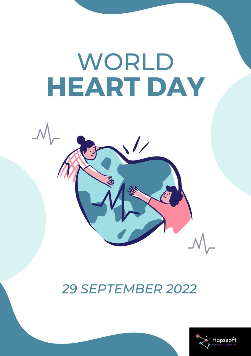 HapzStudio's tweet photo. World Heart Day is observed annually on 29 September. This day informs people about heart disease and stroke which is the world's leading cause of death.
.
.
.
.
#worldheartday #hapz #hapzgames #hapzsoft #Gaming #GameDevelopment #GamingIndustry #VideoGames #GameDesign #Games https://t.co/4sP655EBN1