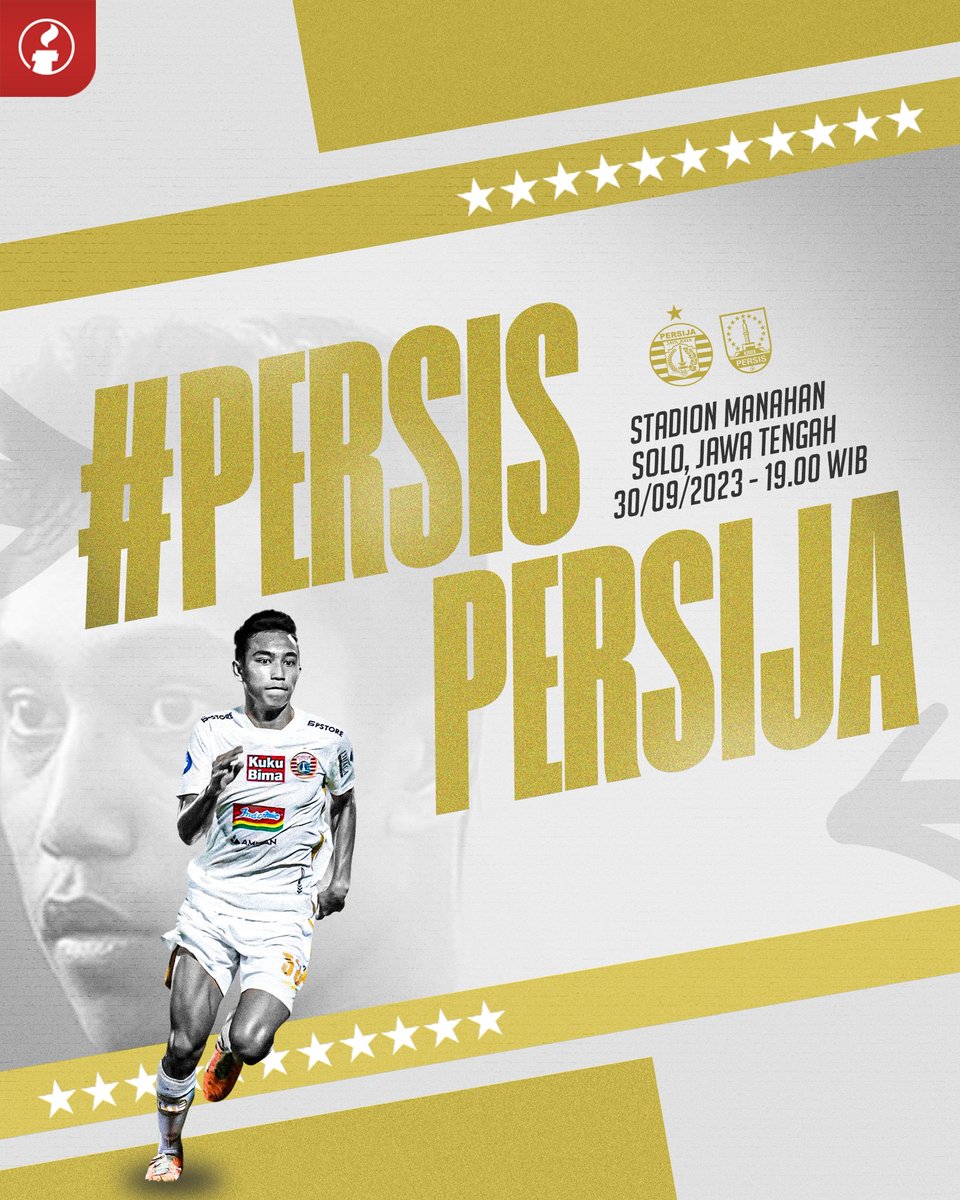 jacatranet's tweet photo. Partai Tandang BRI Liga 1 2023 PEKAN KE-14
PERSIS π΄ VS βͺ PERSIJA
Sabtu, 30 September 2023
Manahan, Solo.
#jacatranet #persija https://t.co/Iop8P6r1Zj