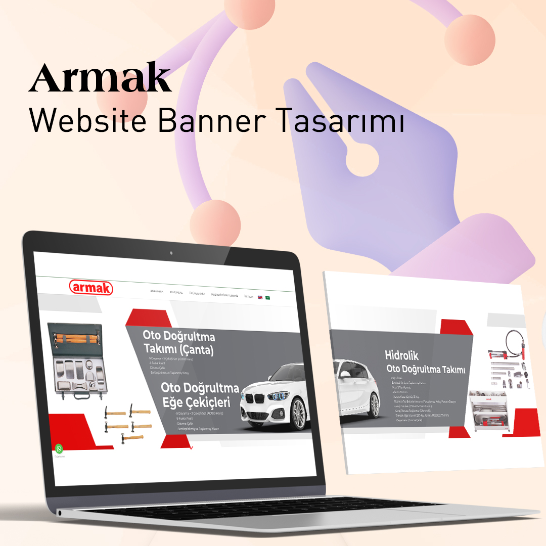 localveri_com's tweet photo. İşte, Armak için hazırladığımız website banner tasarımı!
Ürün veya hizmetinizi en iyi şekilde tanıtan katalog çalışmaları için bizimle iletişime geçebilirsiniz.
📞444 35 72
🌐https://t.co/YlnFLuX7HJ
#localveri #tasarım #reklamajansı #dijitalpazarlama #katalog #katalogtasarımı https://t.co/Amh6DJ3IpO