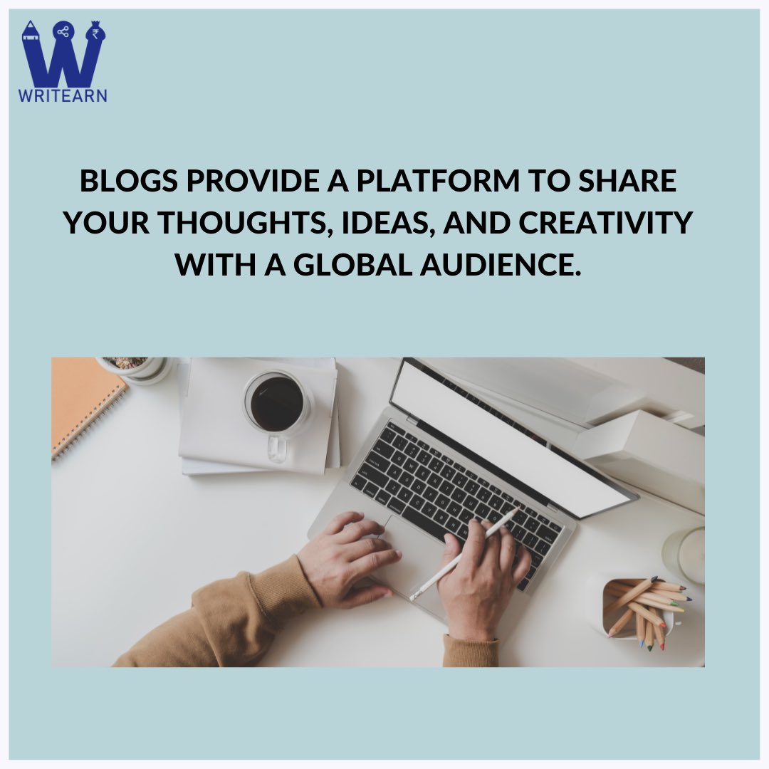 Blog is the only way through which you can share your thoughts with your global audience. so if you want to start blogging then join us today. writearn.in/?is_signup=true . . . #writearn #writeandearn #writers #writersofindia #indianwriters #hindiquotes #hindiwriter