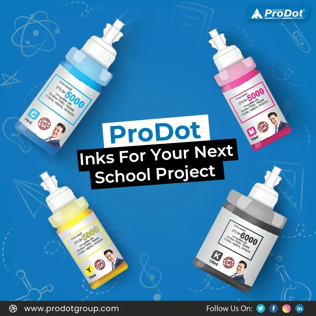 ProDotGroup's tweet image. ProDot Ink: Fueling Creativity, One Colorful Idea at a Time, Colors That Inspire. 🖨️🎨
.
.
.
#prodot #prodotgroup #trendingnow #trendingpost
#ink #printerink #qualityprinting #printing #prodotofficial #cartridges #gadgets #techbrand