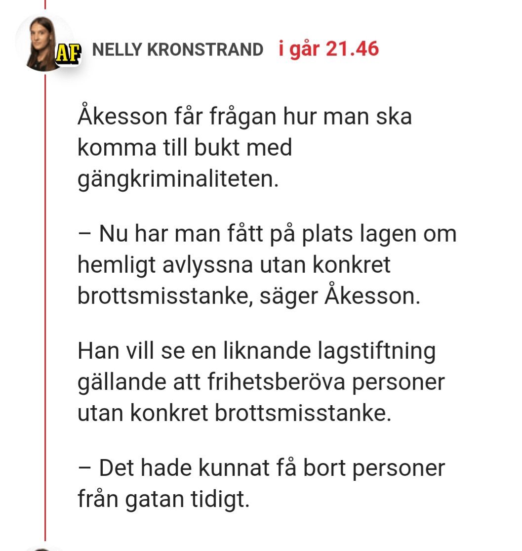Next in line: ”Lås in oskyldiga utan misstanke om brott!” Att vi låter detta hända med öppna ögon är ofattbart.