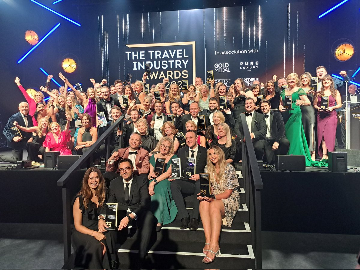 wearelotuscomms's tweet photo. A very good morning from our team after winning ‘PR &amp; Representation Company of the Year’ last night at the #TravelIndustryAwards!  Congratulations to all the fantastic   winners and nominees and THANK YOU to @DanielPearce and everyone at @TTGMedia for such a spectacular event ✨ https://t.co/h8LsZiFyik