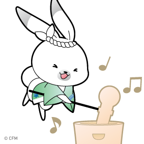 「#ひろはこ の情報も出たうさが、今日は #中秋の名月 うさ!月といえばうさぎ、う」|ラビット【公式】ユキネのイラスト