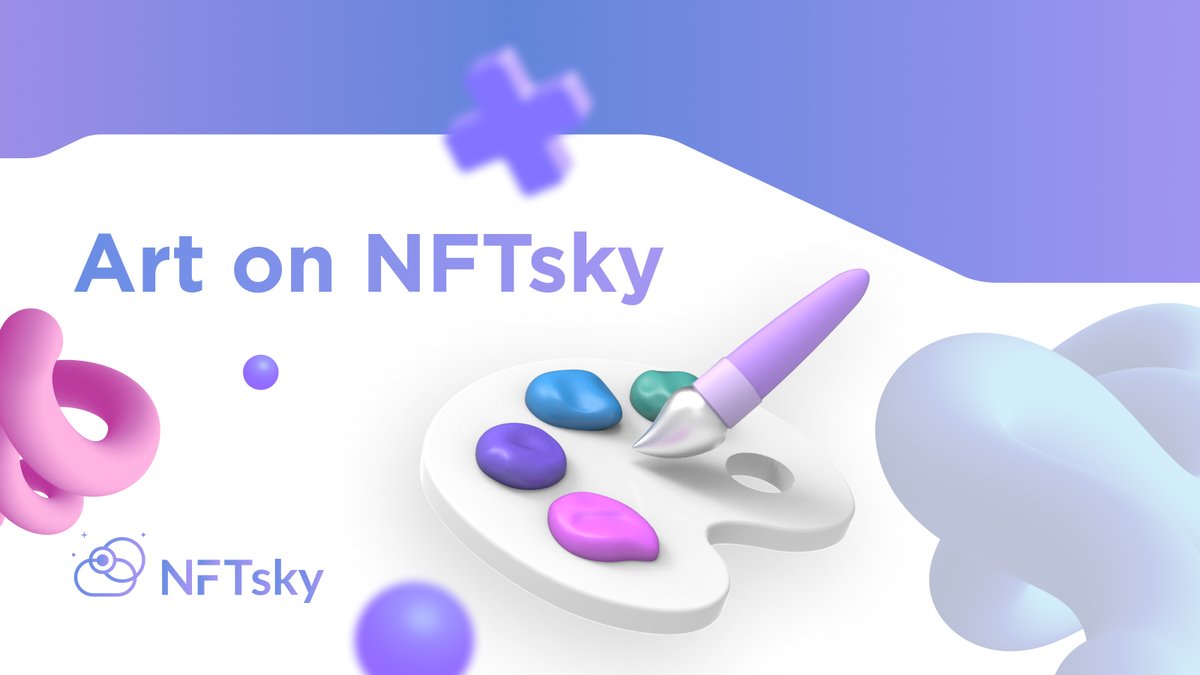 NftskyG's tweet photo. Discover the enchanting world of NFT art on NFTsky 🌟 Immerse yourself in rare &amp; unique masterpieces by talented artists, empower creativity, and secure ownership with blockchain technology. Dive into art's future at NFTsky today! 🎨✨ #NFT #DigitalArt #OwnTheFuture https://t.co/Jnuc8ZQayA