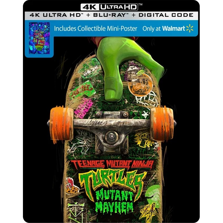 Walmart Teenage Mutant Ninja Turtles: Mutant Mayhem (Steelbook