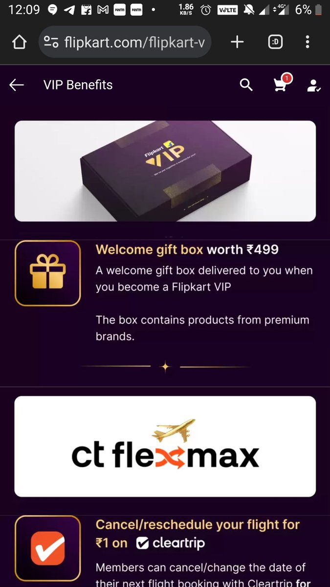 suheldhuldhule's tweet photo. BIG NEWS
Flipkart Silently Launches Flipkart VIP Membership for Rs. 499.

- Early Access To Deals
- Complimentary Gift
- 1 Day Delivery 

#FlipkartVIP #Flipkart #TheBigBillionDays #BBD https://t.co/ri5CcztOaL