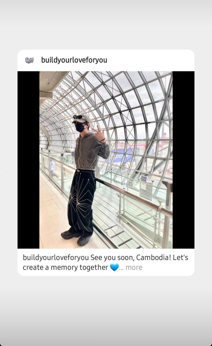 BBBMultiverseFC's tweet photo. IG UPDATE | 29092023  
©buildyourloveforyou 

"See you soon, Cambodia! Let's create a memory together 💙"

@JakeB4rever #BuildJakapan 
#BibleBuildMultiverseUpdates 
💙‧₊˚✧ ૮ ˶ᵔ ᵕ ᵔ˶ ა ✧˚₊‧🖤
🦆 https://t.co/4qiIW5YYUP
