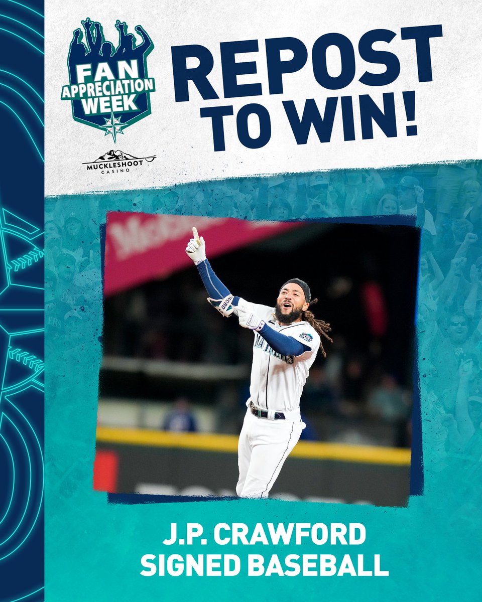 Seattle Mariners on X: 🏳️🌈 RT AND FOLLOW TO WIN 🏳️🌈 We've