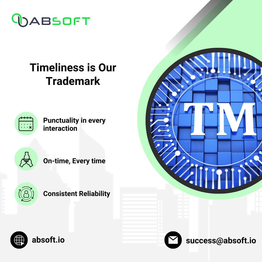 Absoft_IT's tweet image. Always on time, always on point. Timeliness is our trademark. ⏰

#Absoft #Punctuality #Absoftsolutions