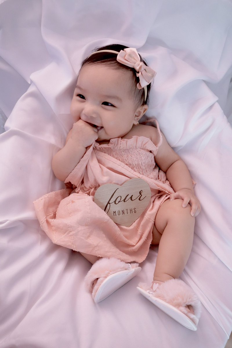 _karentamayo's tweet photo. Can’t believe my babygirl is 4 months already. Mommy loves you my little angel 🩷🥰 https://t.co/4XRuYH3129