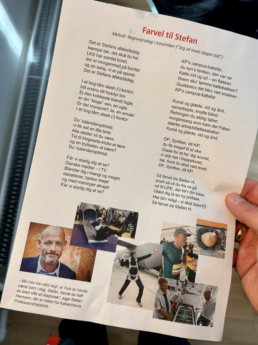 Sidste arbejdsdag i @kbhprof’s tjeneste for vores gode @SthePol. Tusind tak for samarbejdet - en kæmpe fornøjelse💪 Store Skivesko skal udfyldes - ikke mindst i medierne 📺🎤 Og nu ER rektorstillingen faktisk slået op, så del gerne 👇 #uddpol #dkpol kp.career.emply.com/da/ad/rektor-t…