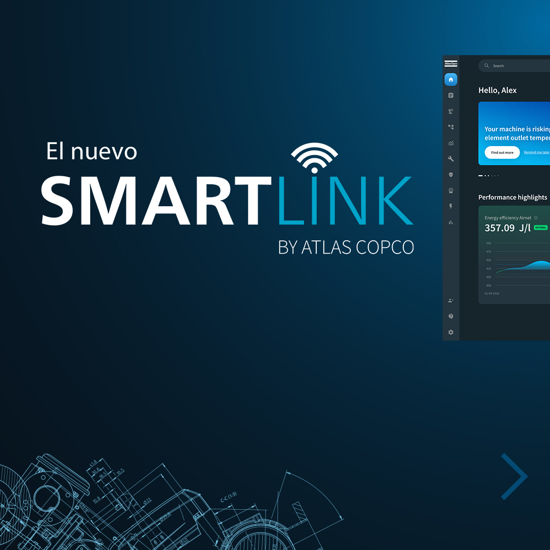AtlasCopcoSpain's tweet image. #SMARTLINK, la conexión remota de compresores de #AtlasCopco. Más inteligente, más interactiva y más versátil, hace que sea más fácil que nunca saber lo que realmente está pasando en su sala de compresores. bit.ly/3QhFSKm #AireComprimido #Conectividad