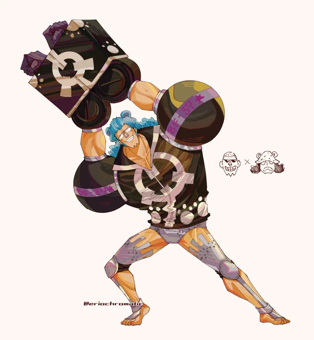 straw hat x warlord outfit swap part 1/5 brook and franky with moria and kuma!! 