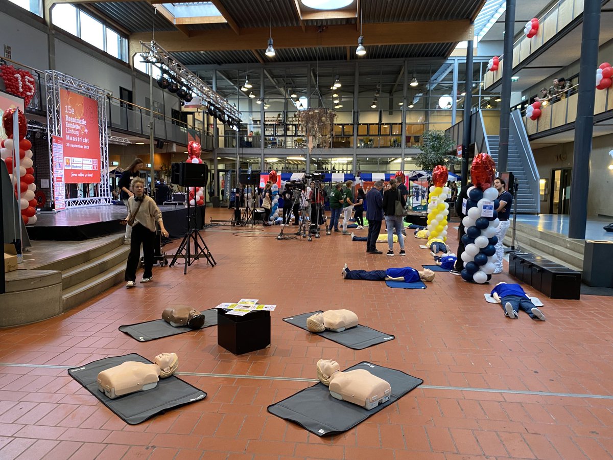 De voorbereidingen voor de ⁦<a href="/Estafette2023/">Reanimatie-estafette Limburg</a>⁩ is in volle gang.
