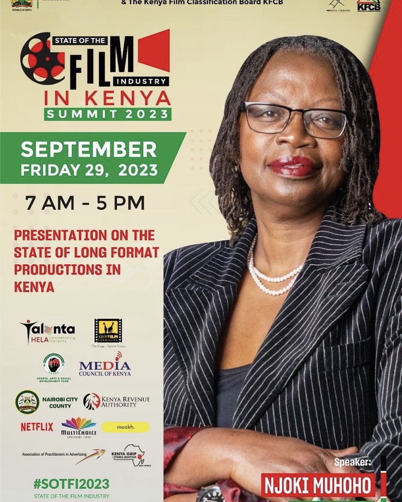 _MbayagiKevin's tweet photo. “I employ 180-220 people daily, in the making of Salem” - Njoki Muhoho @NjokiMuhoho1, Executive Producer @zebraprod_kenya   
#SOTFI2023 #StateOfFilmIndustryKe @KFTPA @InfoKfcb @kenyafilmcomm @talantahela @MediaCouncilK @NetflixKE @MultiChoice https://t.co/MkBrYSEn0O