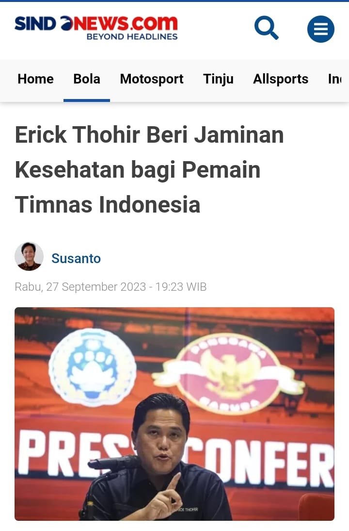 Agungramdan27's tweet photo. @panditfootball Ini sih salah satu bentuk prestasi @erickthohir yg berhasil mendapatkan kepercayaan yg tinggi dari para sponsor. Tinggal gmn mengelola dananya aja sih. Erick skrng fokuskan dulu untuk Jaminan Kesehatan pemain Timnas

@Ftanjung_isback @GarudaHitam45 @Starting11ID https://t.co/rd1aW7uLYw