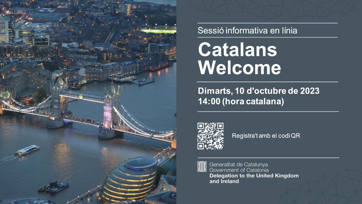 🤓Estàs interessat en anar a estudiar, o viure al Regne Unit?
👉Informa´t de tot el que has de saber referent als tràmits burocràtics i la documentació necessària arran del Brexit.
📅10 d´octubre a les 14hs, sessió en línia