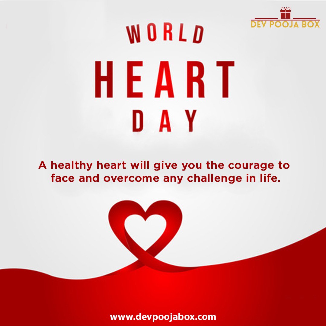 devpoojabox's tweet photo. ! World Heart Day !
On World Heart Day, we celebrate the importance of cardiovascular health and raise awareness about heart disease.
#devpoojabox #worldheartday #heartday #healthyheart https://t.co/wIsSrljZCD