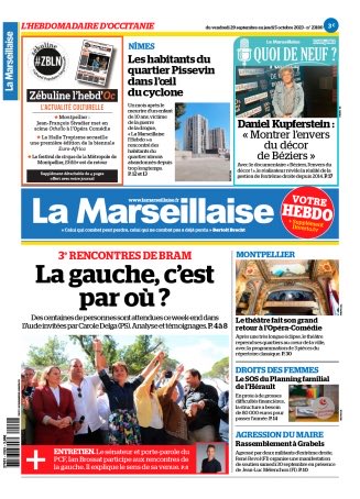 vernafrancoise's tweet photo. La Marseillaise Hebdo d’Occitanie est là 🤩#Gauche #Bram #Delga #Brossat #BeziersEnversDuDecor #Pissevin #OperaComedie #IVG Grabels #ZebulineHebDoc @lamarsweb @AmelieGoursaud @priscaborrel @TristanArnaud27 @CurtisMace98 @LeoPurguette 👇 https://t.co/FXLRpGlgjW