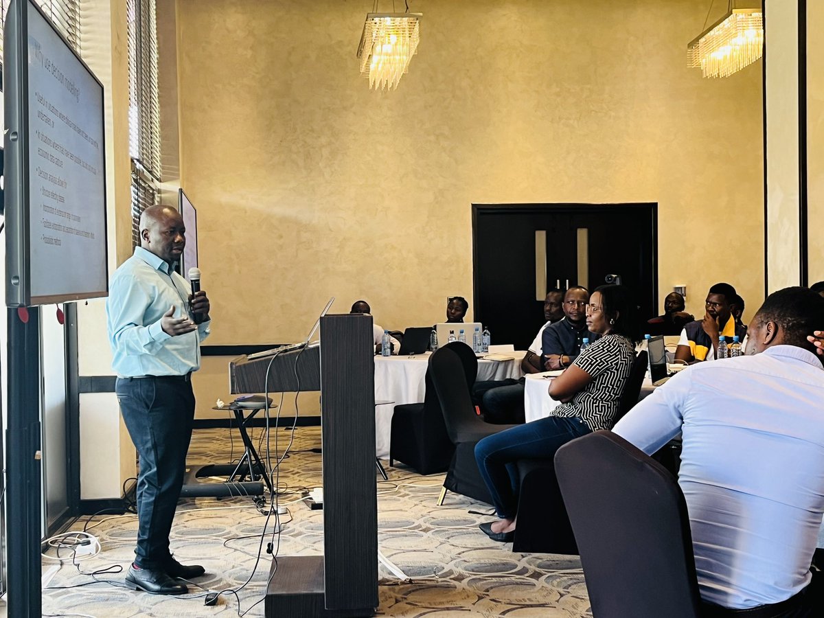 Rebecca Njuguna (@rebecca_njuguna) on Twitter photo This month’s #AfHESGTraining on decision analysis modelling ongoing.
<a href="/arwahbrian/">Brian Arwah</a> giving an overview of cost-effectiveness & cost-benefit analysis.
*Dr Vincent Were* introducing *Decision trees & Markov modelling* as Decision analysis modelling methods. This month’s #AfHESGTraining on decision analysis modelling ongoing.
<a href="/arwahbrian/">Brian Arwah</a> giving an overview of cost-effectiveness & cost-benefit analysis.
*Dr Vincent Were* introducing *Decision trees & Markov modelling* as Decision analysis modelling methods.