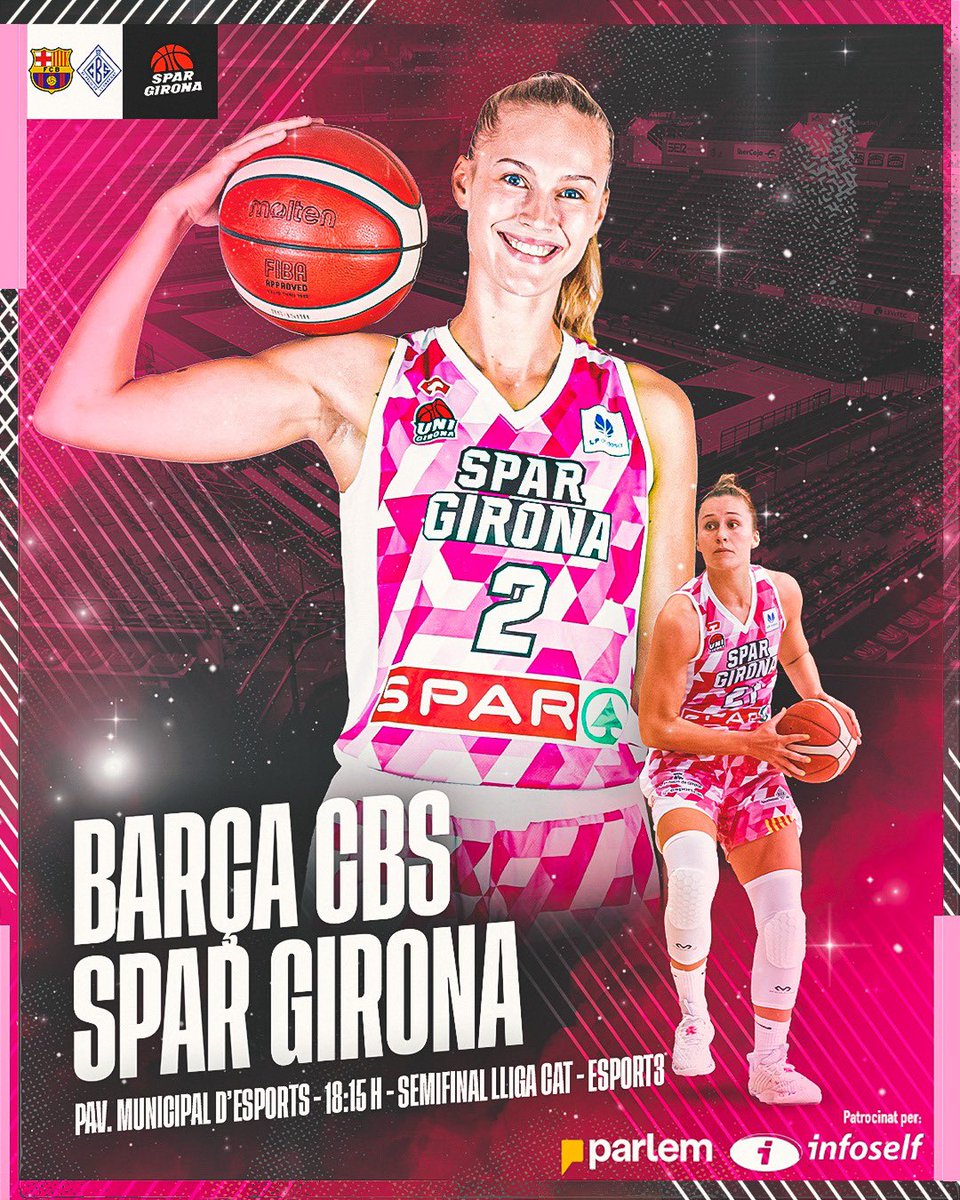 🏀 𝗗𝗜𝗔 𝗗𝗘 𝗣𝗔𝗥𝗧𝗜𝗧 🤟

🤝 Espai patrocinat per <a href="/Parlem/">Parlem</a> i Infoself

 🆚 @FCBbasket_fem 
📍 Palau d'Esports de La Seu d'Urgell
🏆 Semifinals Lliga Catalana AON 2023
📅 29/09/2023
⏰ 18:15 h
📺 <a href="/esport3/">Esport3</a>

#SomhiUni #TuEtsLaNostraSort