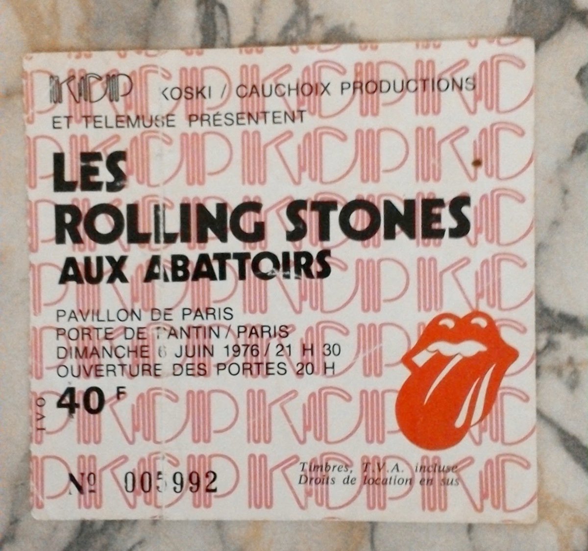 CitizenKen3's tweet photo. @herve_oudet @artyshowboy @RollingStones @SchnockRevue Souvenir perso, et c'était loin d'être mon premier concert. 🥳 https://t.co/7crwHO0NgB