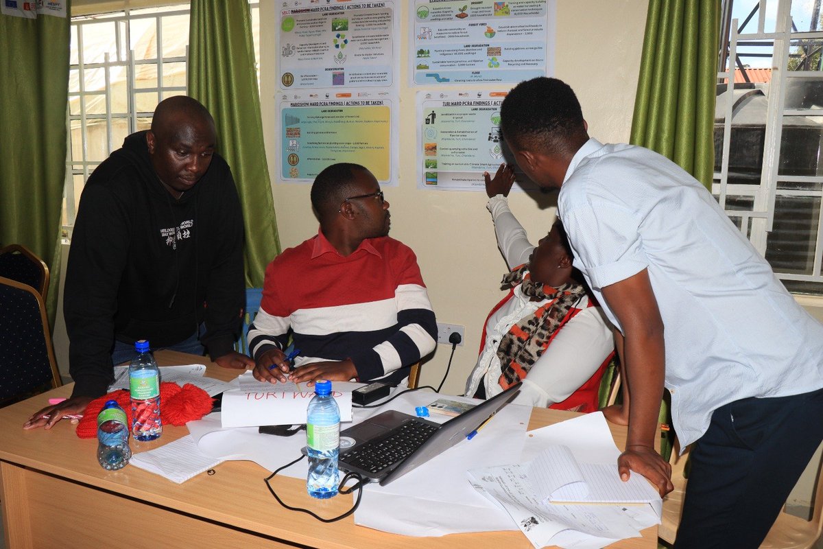 After an intensive three-day training session, the ward climate change planning committee members from 18 wards in Molo, Njoro and Naivasha sub-counties have successfully completed drafting proposals for sustainable climate change projects designed to offer community-based