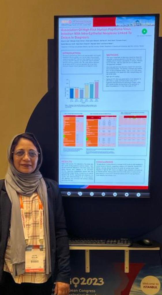 Some wonderful news! Dr Aliya Aziz has received the <a href="/ESGO_society/">ESGO</a> award in recognition of her Gynaecological Oncology services in Pakistan. And it's no wonder! Dr Aliya stands out as one of our most exceptionally skilled physicians and she continues to make us all proud yet again