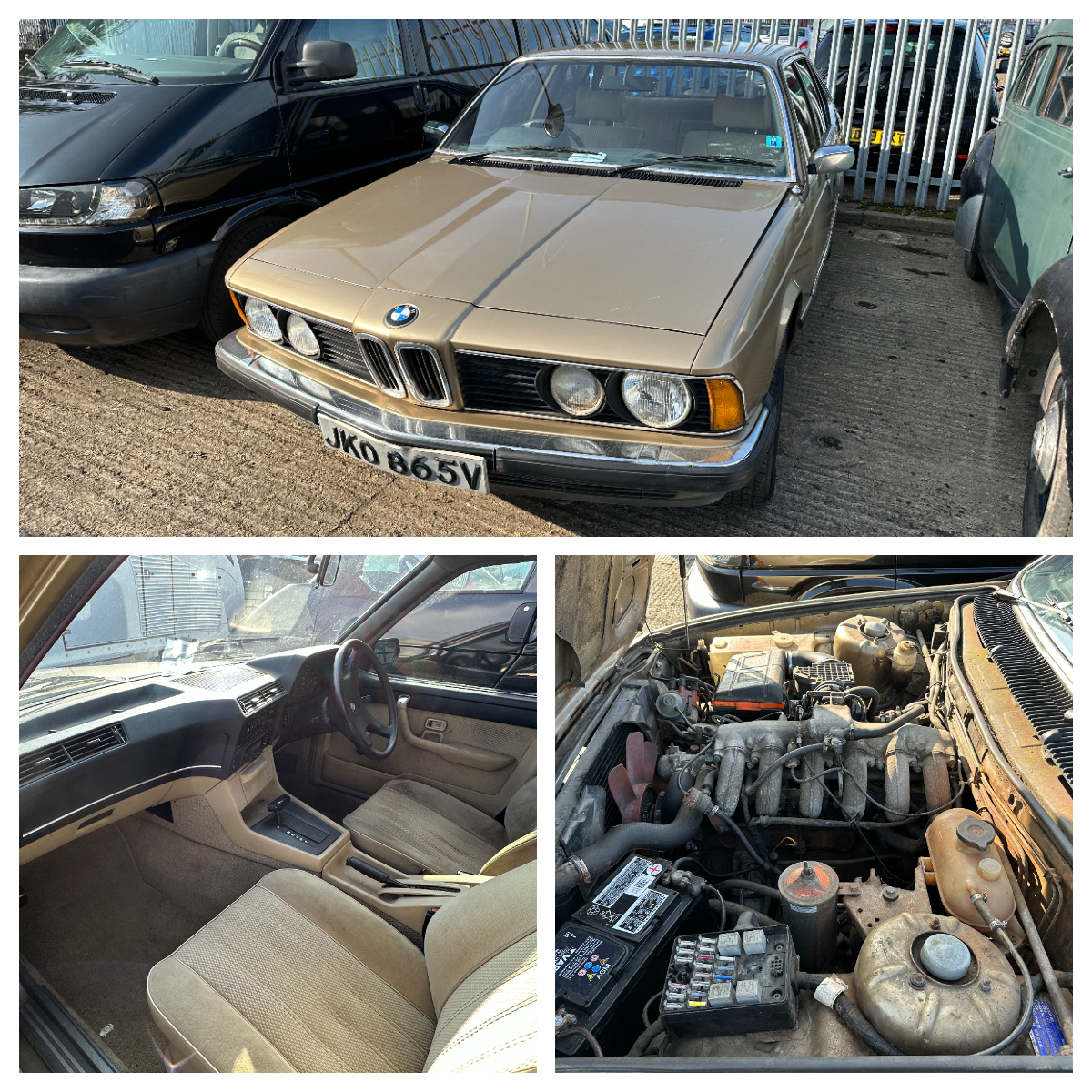 BarnFindsUK's tweet photo. 1980 BMW E23 728i Auto - "last MoT expired in February 2010"
Over 60 photos --> https://t.co/kqx872zLQn
#classiccar #BMW #E23 #728i #auto #carcollectors #retrocar https://t.co/4ursoOSsIo