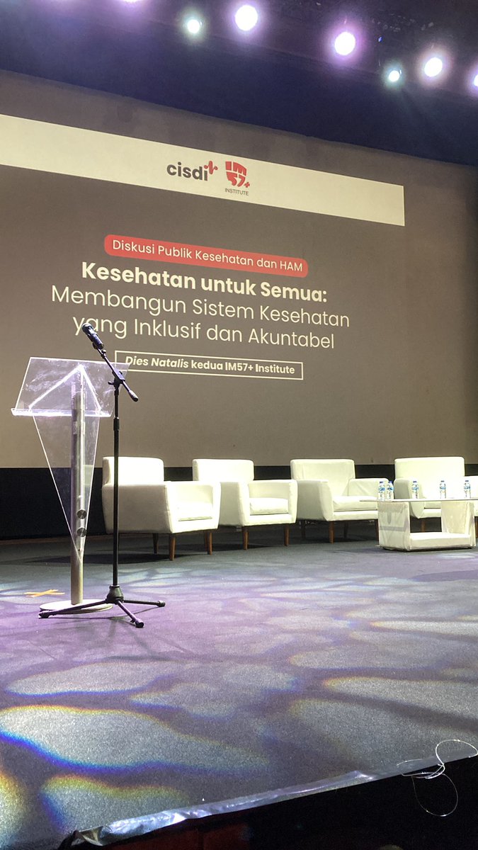 CISDI_ID's tweet photo. Sudah mulai yaaaa #cisdi #im57 #kesehatandanham https://t.co/a2vd7FGQ1s