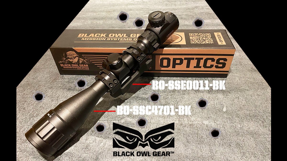 blackowlgear's tweet photo. DISCLAIMER: AIRSOFT TOYS SHOWN ONLY  

3-9X40 RIFLE SCOPE - https://t.co/EaUE6Q2WKd 
+  
ONE PIECE HIGH PROFILE SCOPE MOUNT (25 - 30MM) - https://t.co/WGSndsJsFI

#BLACKOWLGEAR #BOG #Airsoft #Airsoft #AirsoftGuns #Competitive #Accuracy #Firepower #RifleScope #SopeMount #3x9 https://t.co/jaqx3tWMZ8