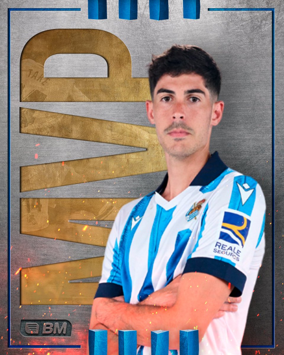RealSociedad's tweet photo. 🌟 Carlos Fernández, MVP 🆚 Valencia CF. Zorionak, Carlos! 

#BMRealarenSupermerkatua | #WeareReal https://t.co/bmvDq2AEfg