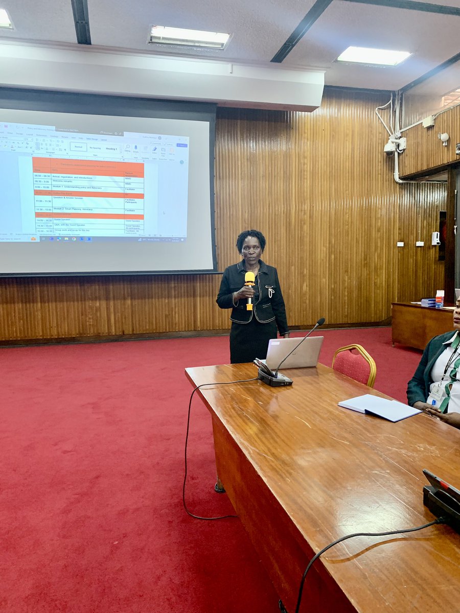 NimdUganda's tweet photo. Sarah Musoke giving opening remarks at the Legislative Policy and Advocacy training for women leaders from political parties #influencepolicy https://t.co/Jz17Y3OuPn