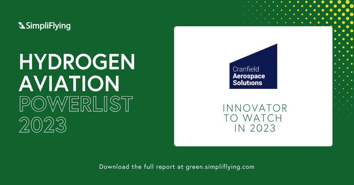 Proud to announce we have been included in the SimpliFlying's Top 10 Innovators to Watch in Hydrogen Aviation! ✈ 👏

Access the report here: simpliflying.com/reports/hydrog…

#innovation #hydrogenaviation #aviation #hydrogenaircraft #projectfresson #aircraft #zeroemissions