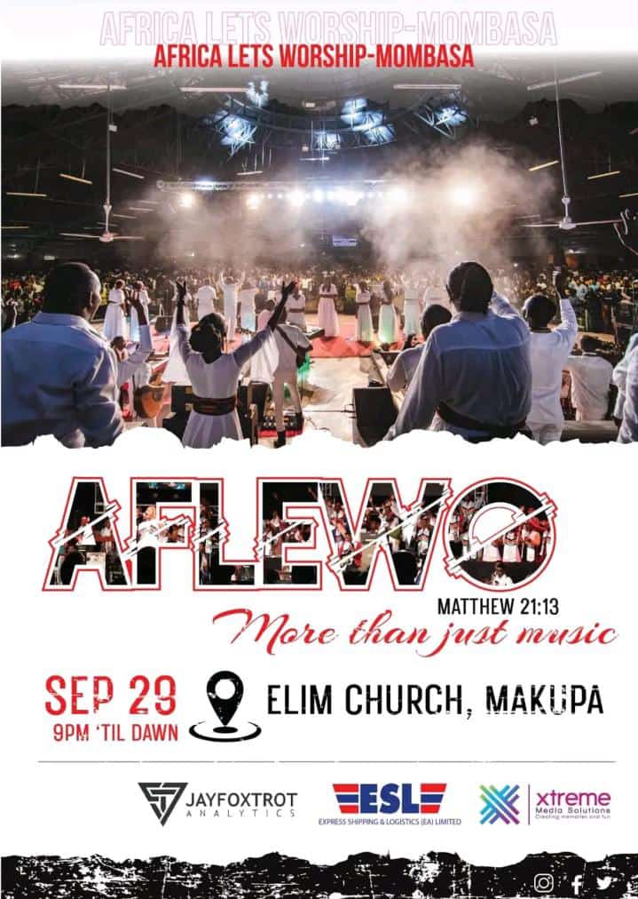 Get to experience the presence of the Lord through praise and worship from 9pm til dawn.
Happening tonight @elimchurch,makupa, 
Come one come all.

#aflewo #mombasa #makupa #elimchurch #rejoiceinthelord 
#africaletsworship