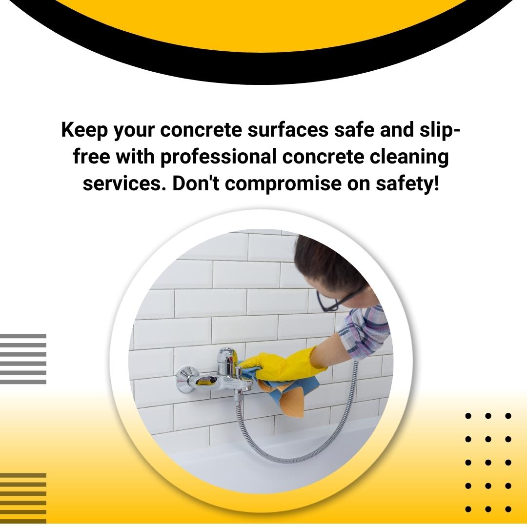 Cleaning3k's tweet photo. Keep your concrete surfaces safe and slip-free with professional concrete cleaning services. Don't compromise on safety!

Visit us at https://t.co/HpoTTJQfym and experience the benefits of our top-notch services. 

#cleaning3k #cleaningtips #professionalcleaning #window https://t.co/d1Ey3JpLLr