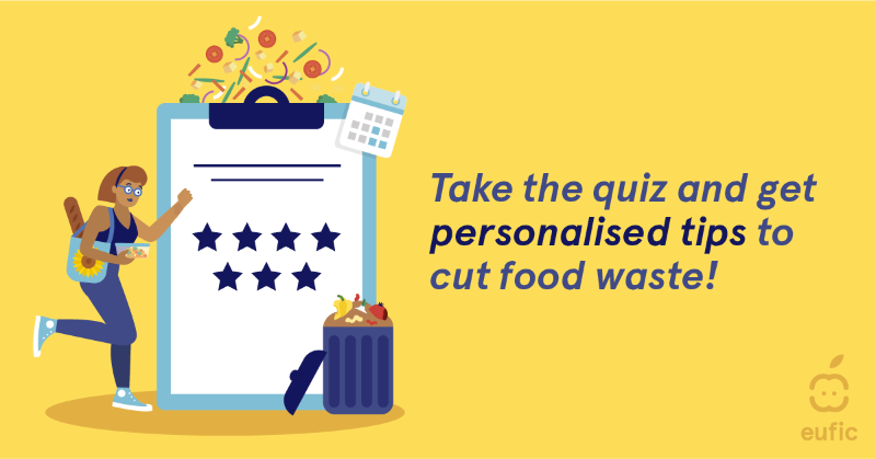 EUFIC's tweet photo. It's #IDAFLW - International Day of Food Loss &amp; Waste!

#DidYouKnow that 1/3 of all the food produced for humans to eat is lost or wasted, and much of this waste occurs at home? 🗑️🏠

Try our 🆕 food waste quiz and receive practical, personalised tips to reduce #foodwaste!