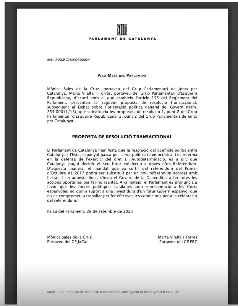jm_clavero's tweet photo. Prou enganys
1. Ja vam fer el referèndum
2. Cap partit espanyol acceptarà mai l'autodeterminació
3. El govern d'ER mai no serà capaç de plantar cara a Espanya

Prou de practicar "Dia passa any empeny" https://t.co/FM9b5HWDYK