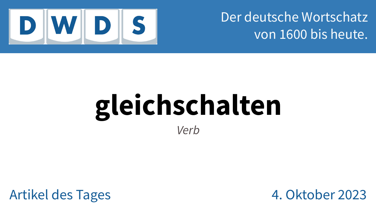 Nicht selbstverständlich, wie ein Blick in die #Geschichte zeigt: An den hohen #Wert der #Pressefreiheit erinnern wir im Artikel des Tages dwds.de/wb/gleichschal…