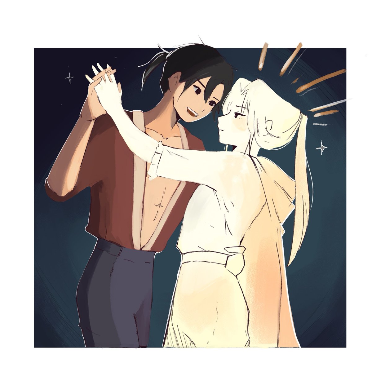 doroblue_art's tweet photo. "do the stars gaze back?"
ranwan stardust au

art for @2ha_events reverse bang 2023
in collaboration with the lovely @isclann 's writing♡

ao3 link following below! https://t.co/sA6GLTfLWa