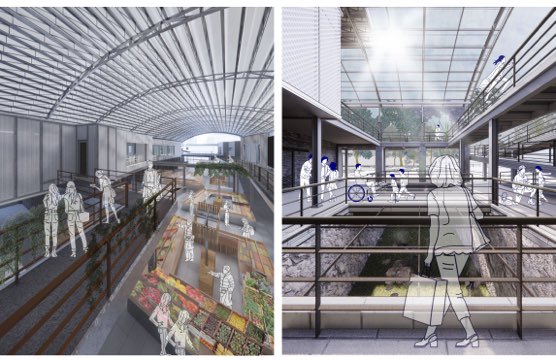 CAAofficialEN's tweet photo. The gold award-winning work of this year’s graduation season- The Reconstruction of a Green Living Space and the Integration of Caiyuanqian Market, was created by graduate Hong Yumeng from the School of Architecture. #BrainGarden #CAAGraduation #Outstandingstudentandwork https://t.co/qTRiX8xpYS