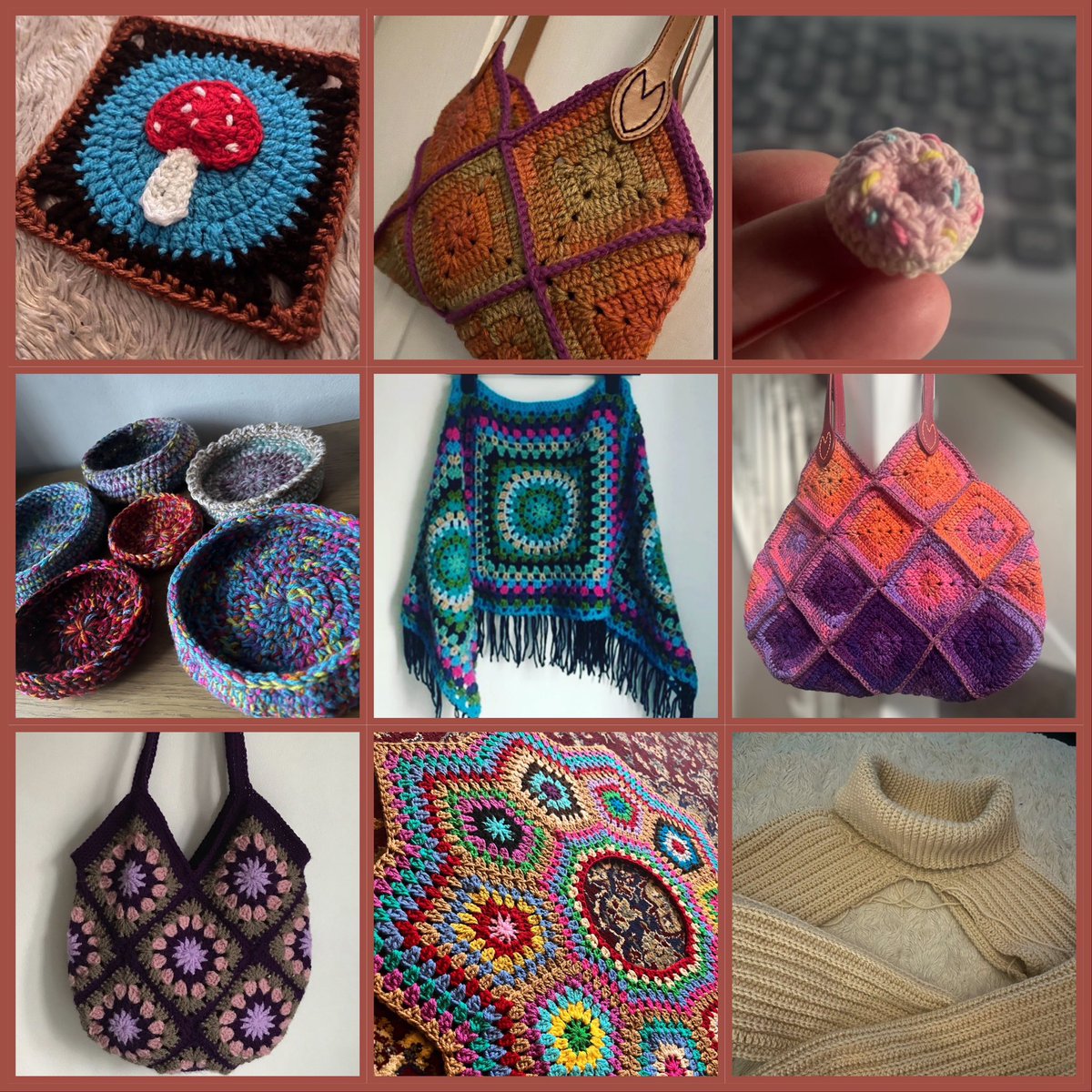 @MHHSBD Hiya I’m Diana 👋🏻 I am a crochet designer sometimes a painter🎨 I love crocheting bright unique items ☺️ I have a yarn addiction 😂 #MHHSBD #Crochet #art #yarn dwcrochetpatterns.etsy.com