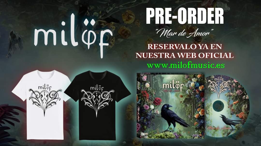 Hoy activamos la pre-venta y anunciamos que el próximo 20 de octubre ya estará disponible en todas las plataformas digitales. 
Podéis reservar ya en nuestra página web milofmusic.es

 #nuevodiscomilof #nuevodisco #milofmusic #MarDeAmor