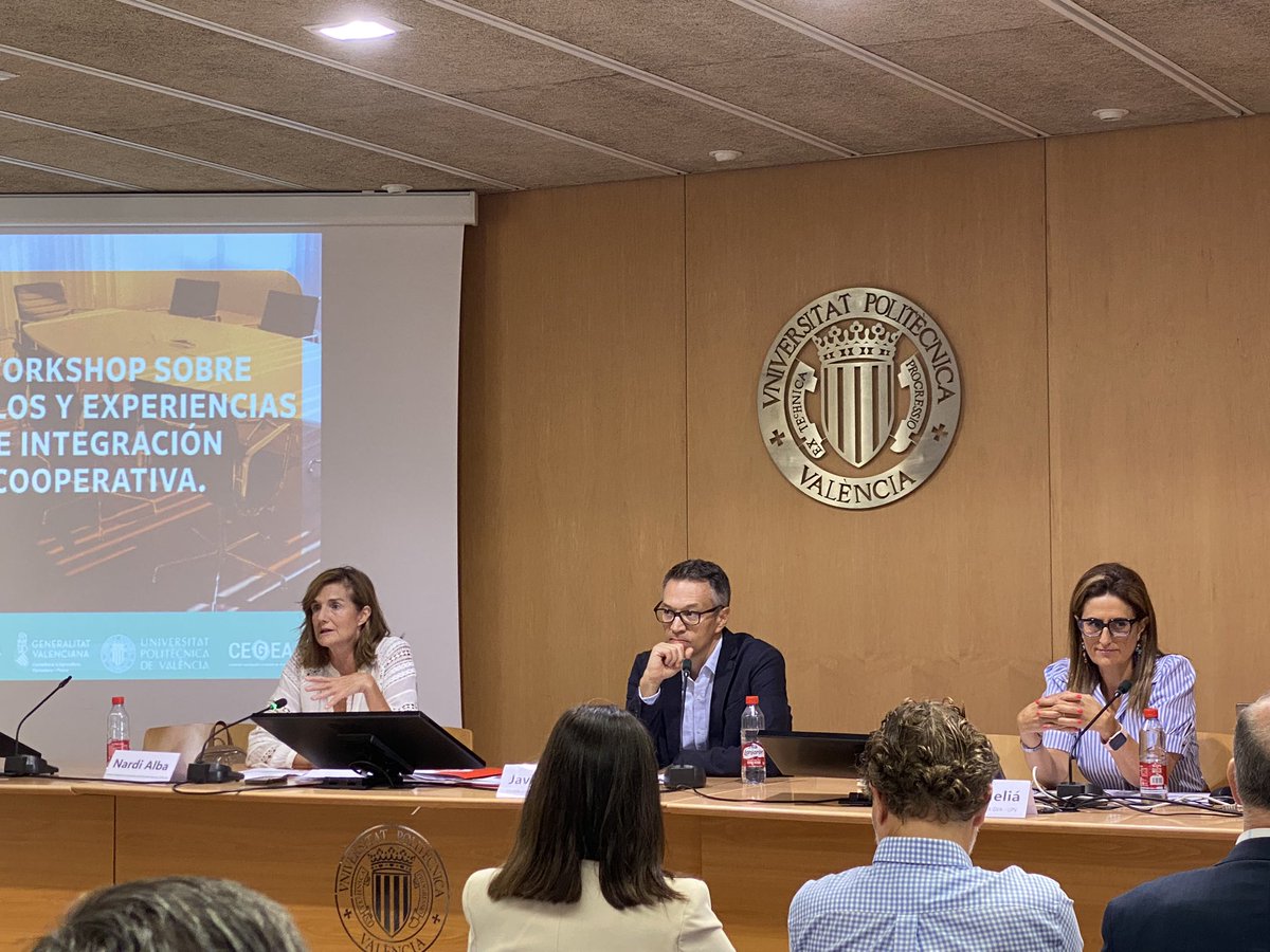 Hoy acogemos en la <a href="/adeupv/">ADE UPV</a> de la  <a href="/UPV/">Universitat Politècnica de València</a> el II Workshop sobre Modelos y Experiencias de Integración Cooperativa, organizado por CATIECA. Punto de encuentro entre el sector cooperativo y la universidad. Nardi Alba de <a href="/concoval/">Concoval</a> interviene ahora en la apertura