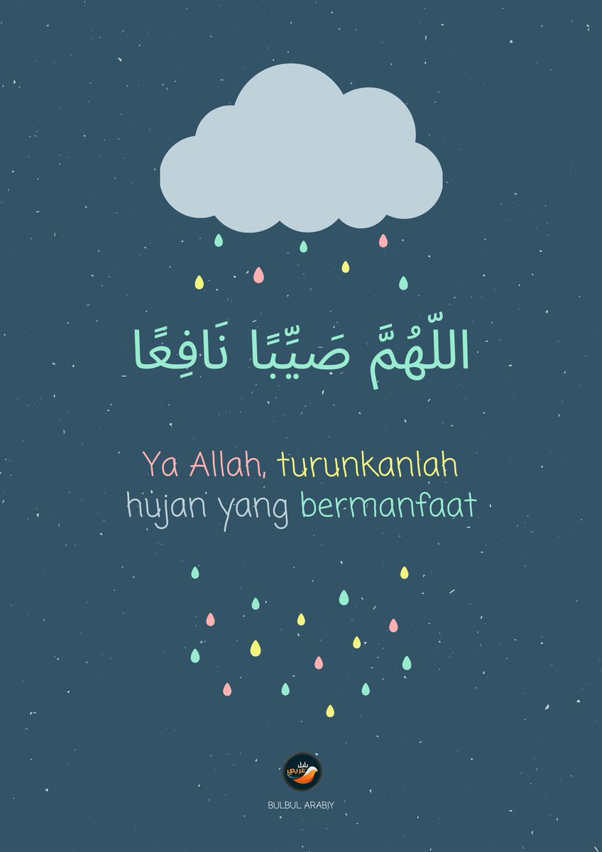 bulbularabiy's tweet photo. Doa ketika hujan turun ☺️ https://t.co/TVItNidFt5